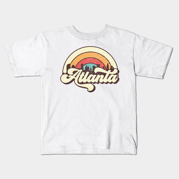 Atlanta city gift Kids T-Shirt by SerenityByAlex